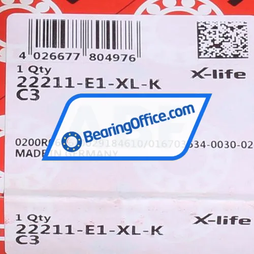 FAG 22211-E1-XL-K-C3 bearing image 6
