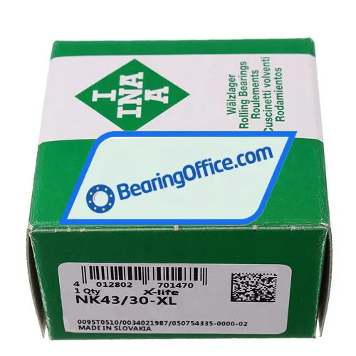 INA NK43/30-XL bearing image 3