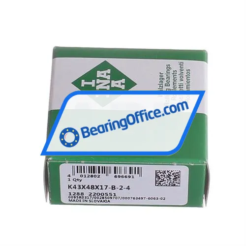 INA K43X48X17-B/-2-4 bearing image 3