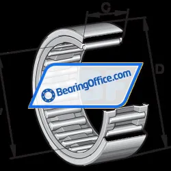 INA RNAO25X35X26 rulman resim 4