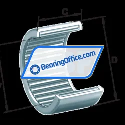 INA HN1210 rulman resim 3