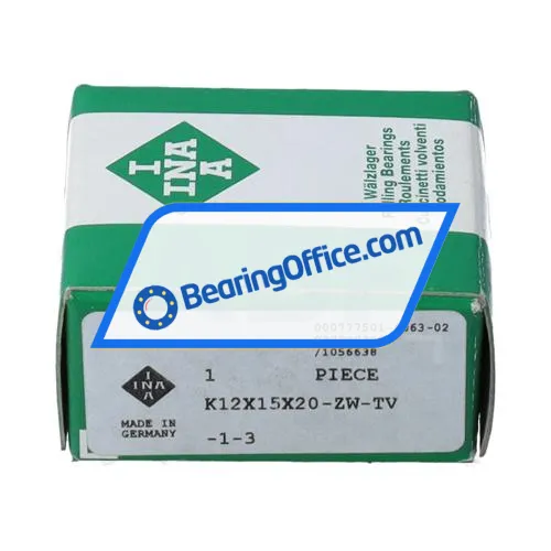INA K12X15X20-ZW-TV/-1-3 bearing image 2