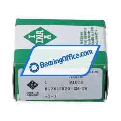 INA K12X15X20-ZW-TV/-1-3 rulman resim 2