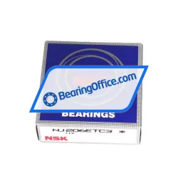NSK NJ206ET C3 rulman resim 4
