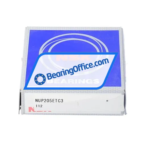 NSK NUP205ET C3 bearing image 3