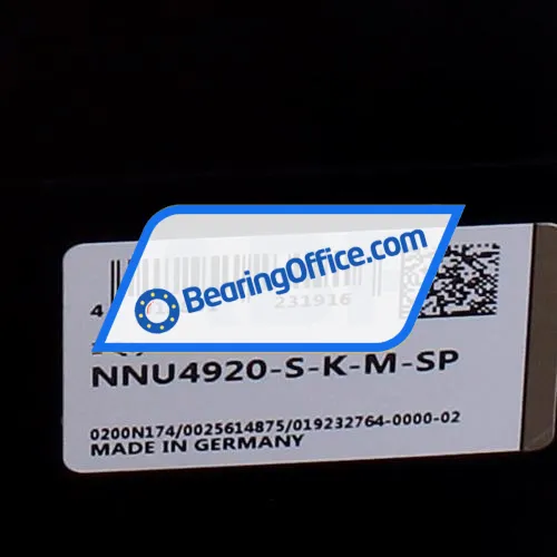FAG NNU4920-S-K-M-SP bearing image 3
