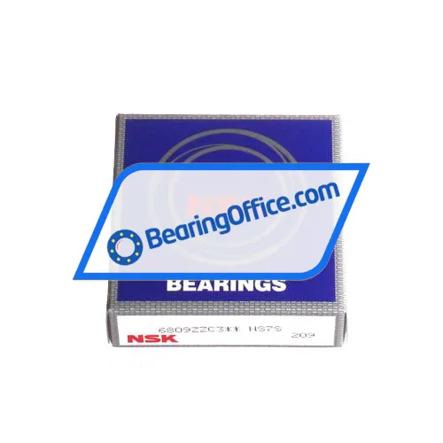 NSK 6809ZZC3 bearing image 3