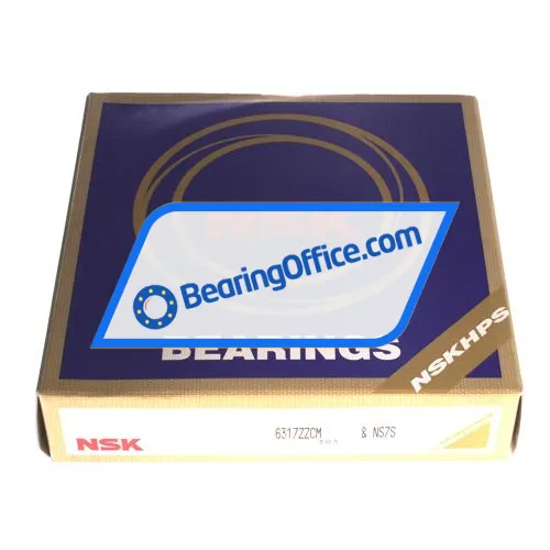 NSK 6317ZZCM bearing image 3
