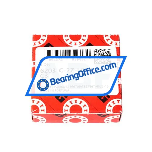 FAG 6203-C-2Z-L069-C3 bearing image 3