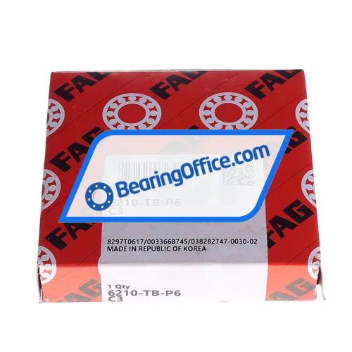 FAG 6210-TB-P6-C3 bearing image 2