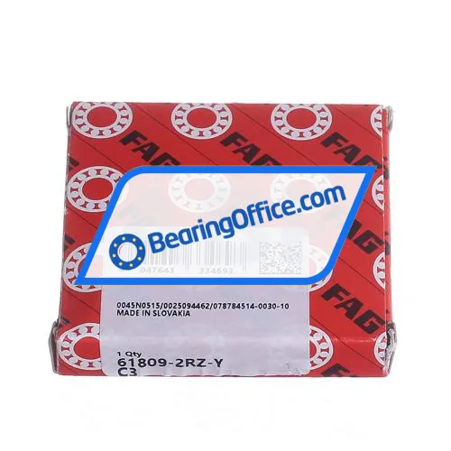 FAG 61809-2RZ-Y-C3 bearing image 3