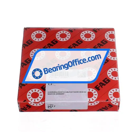 FAG 6017-C3 bearing image 4