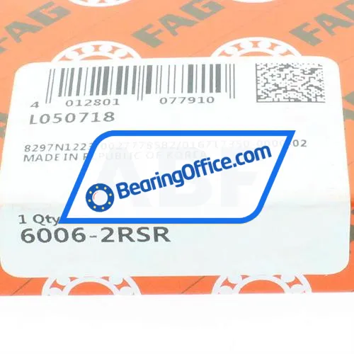 FAG 6006-2RSR bearing image 6