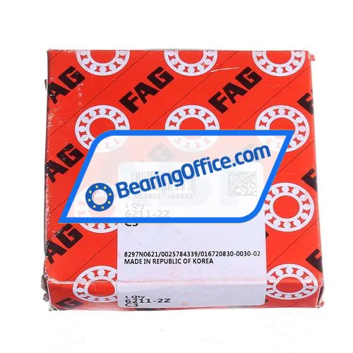 FAG 6211-2Z-C3 bearing image 4
