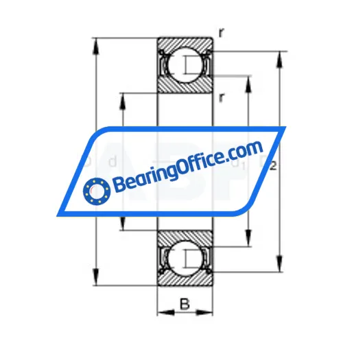 FAG 6206-2Z bearing image 2