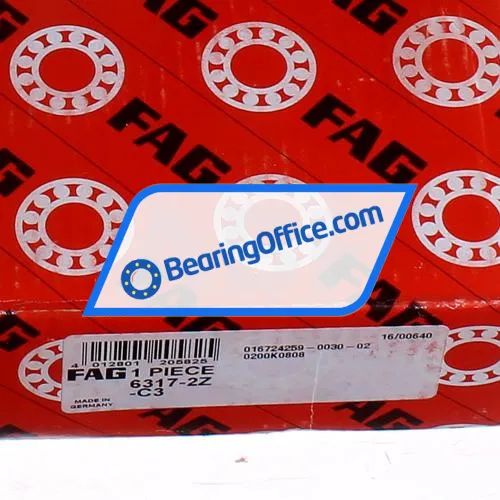 FAG 6317-2Z-C3 bearing image 5
