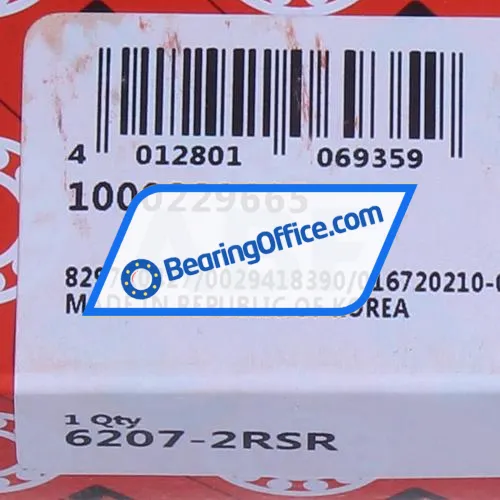 FAG 6207-2RSR bearing image 5