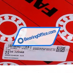 FAG 6316-J20AB-C3 rulman resim 5
