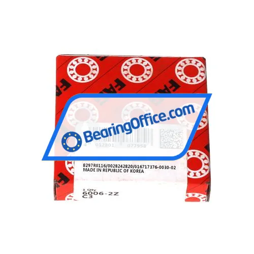 FAG 6006-2Z-C3 bearing image 3
