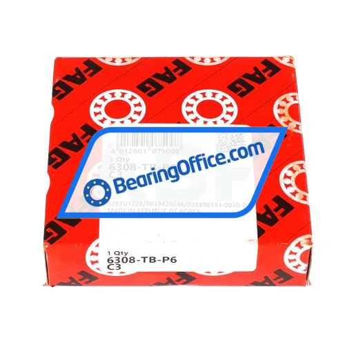 FAG 6308-TB-P6-C3 bearing image 3