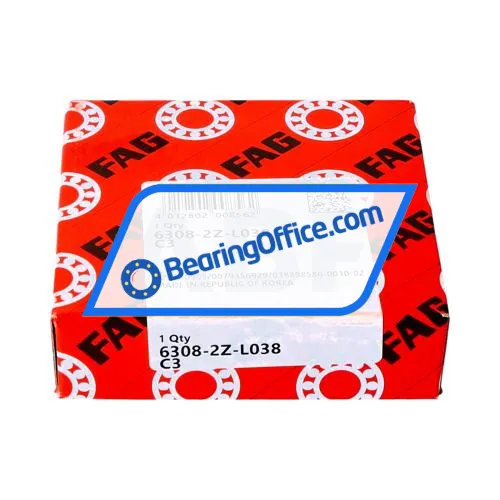 FAG 6308-2Z-L038-C3 bearing image 3
