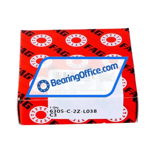 FAG 6305-C-2Z-L038-C3 bearing image 3