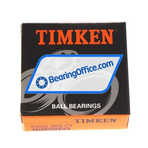 Timken 63005-2RS-C3 bearing image 3