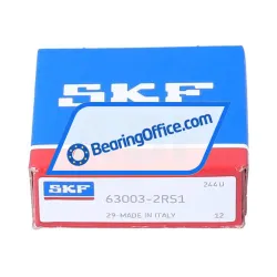 SKF 63003-2RS1 rulman resim 3