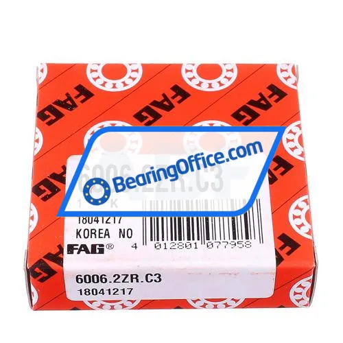 FAG 6006-2ZR-C3 bearing image 3