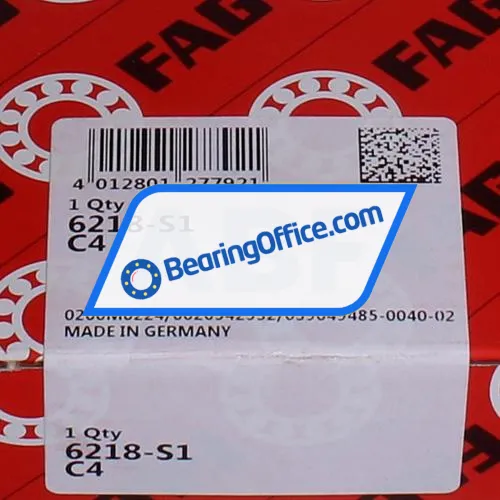 FAG 6218-S1-C4 bearing image 5