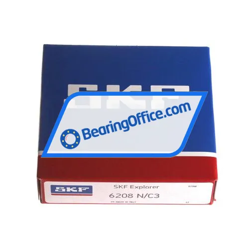 SKF 6208N/C3 bearing image 4