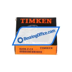Timken 6206-Z-C3 rulman resim 3