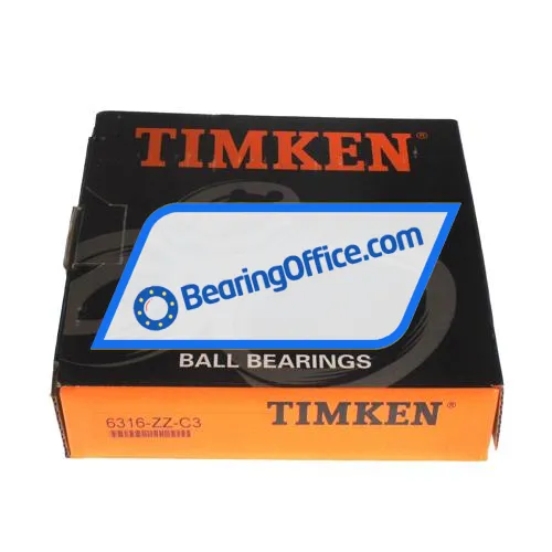 Timken 6316-ZZ-C3 bearing image 3