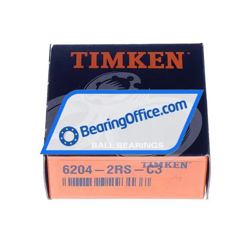 Timken 6204-2RS-C3 bearing image 2