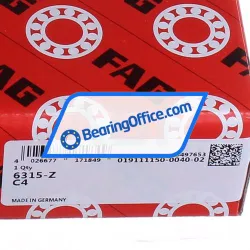 FAG 6315-Z-C4 rulman resim 6