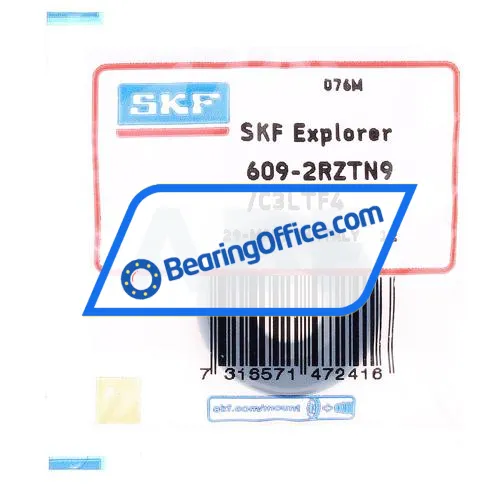 SKF 609-2RZTN9/C3LTF4 bearing image 2