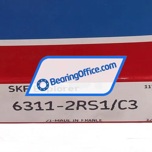 SKF 6311-2RS1/C3 bearing image 5