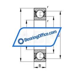 FAG 6012 rulman resim 3