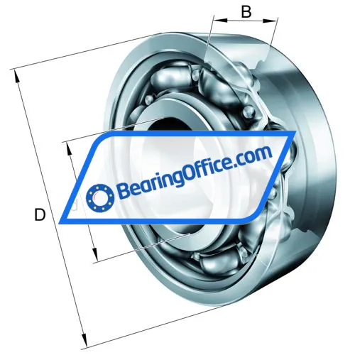 FAG 6204-C-TVH bearing image 3