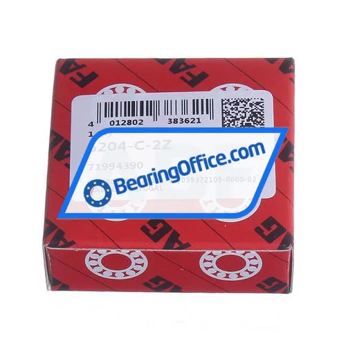 FAG 6204-C-2Z bearing image 2