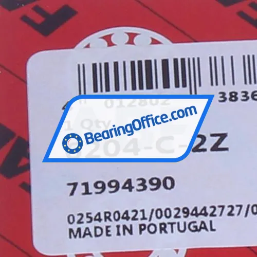 FAG 6204-C-2Z bearing image 3