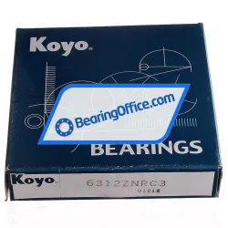Koyo (JTEKT) 6312Z NR C3 rulman resim 4
