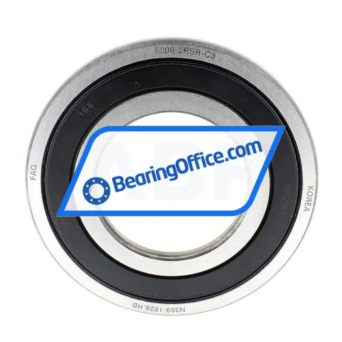 FAG 6208-2RSR-C3 bearing image 2