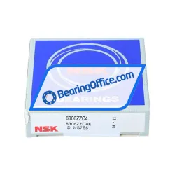 NSK 6306ZZ C4 rulman resim 3