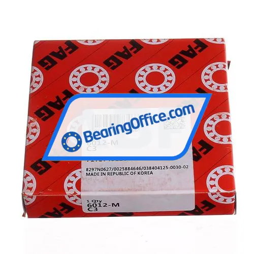 FAG 6012-M-C3 bearing image 3