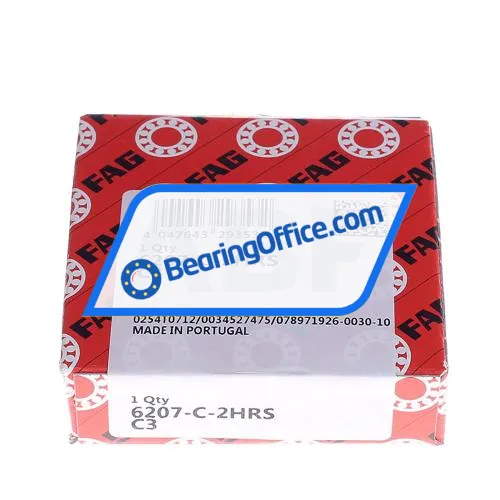 FAG 6207-C-2HRS-C3 bearing image 2