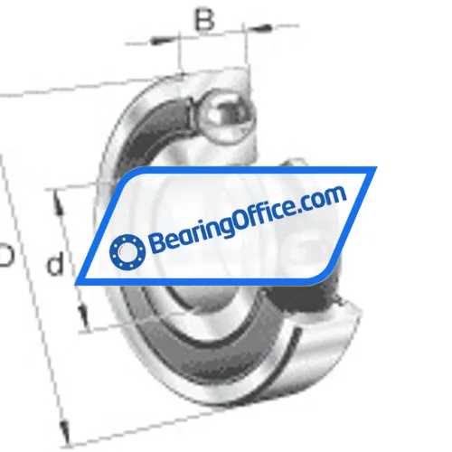 FAG 6009-2RSR bearing image 4