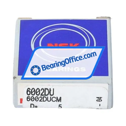 NSK 6002DU CM bearing image 3