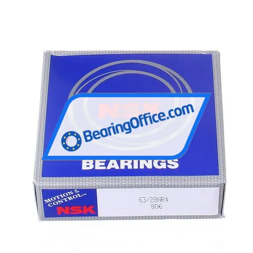 NSK 63/28NR C3 bearing image 3