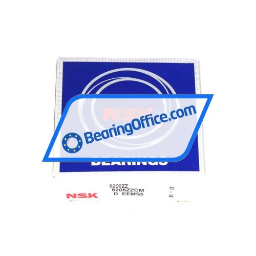 NSK 6206ZZ bearing image 3